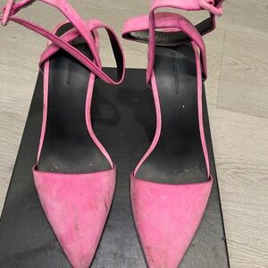 Alexander Wang Vibrant Pink Strappy Heels